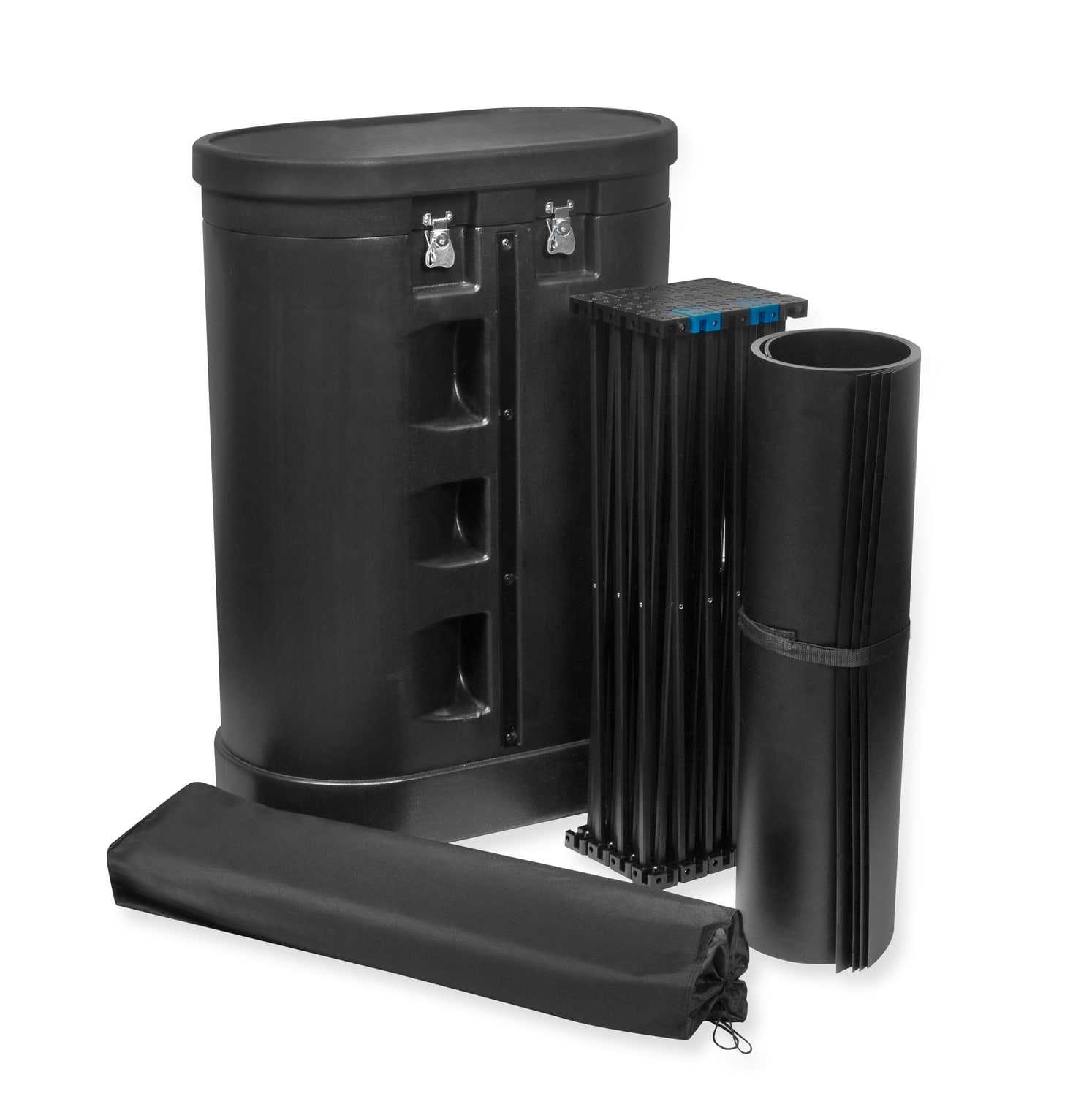 Black Pro mágneses Pop Up fal 3x3 ívelt pulttal