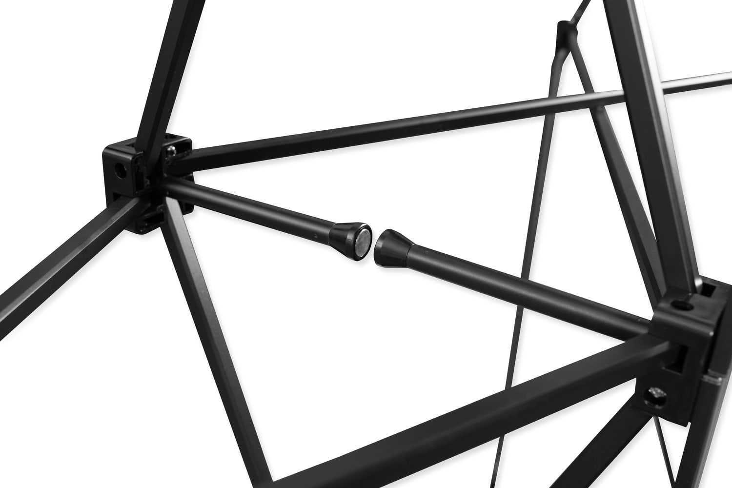 Black Pro mágneses Pop Up fal 3x3 ívelt pulttal