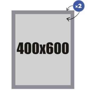 Fordított mágneses keret 400x600 mm - ezüst