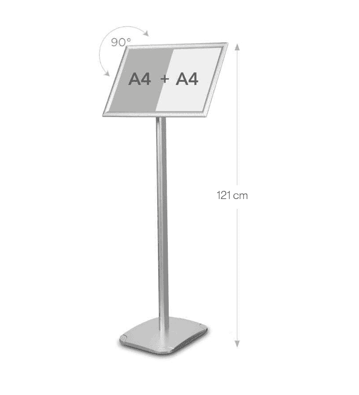 Info/menü állvány Starter A3