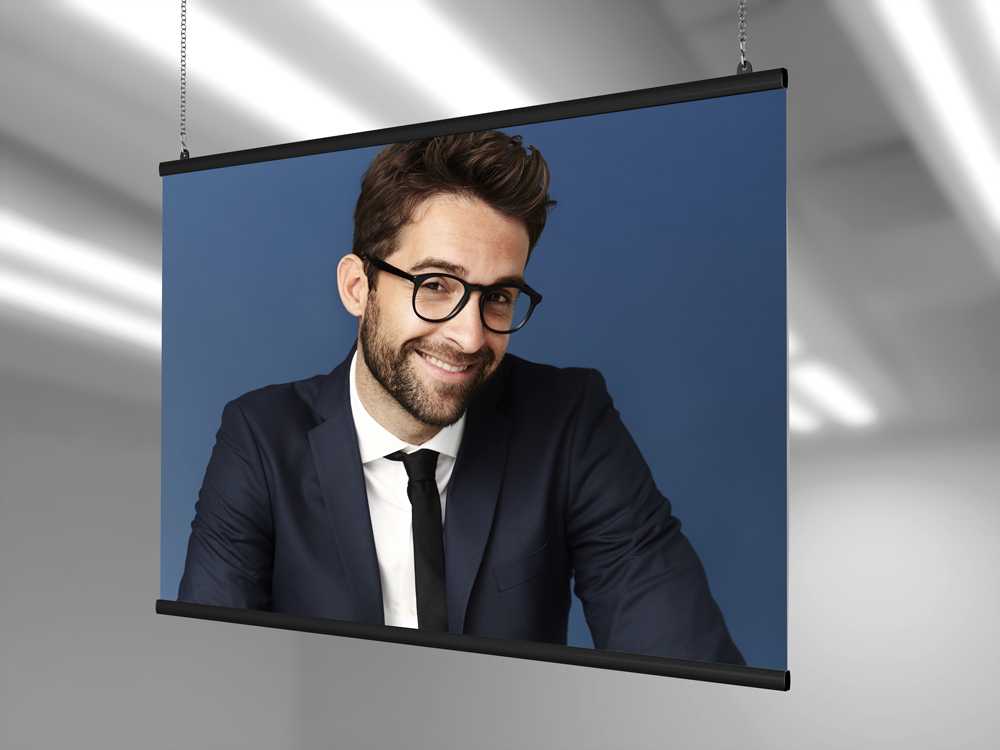 Normál plakátsín 85 cm - fekete