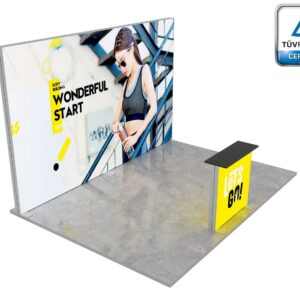 Photon™ kiállítóstand 12 m² (4x3) félsziget