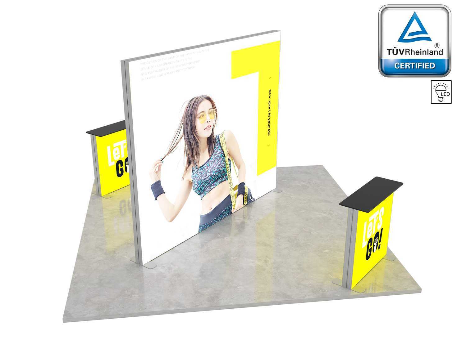 Photon™ kiállítóstand 16 m² (4x4) sziget