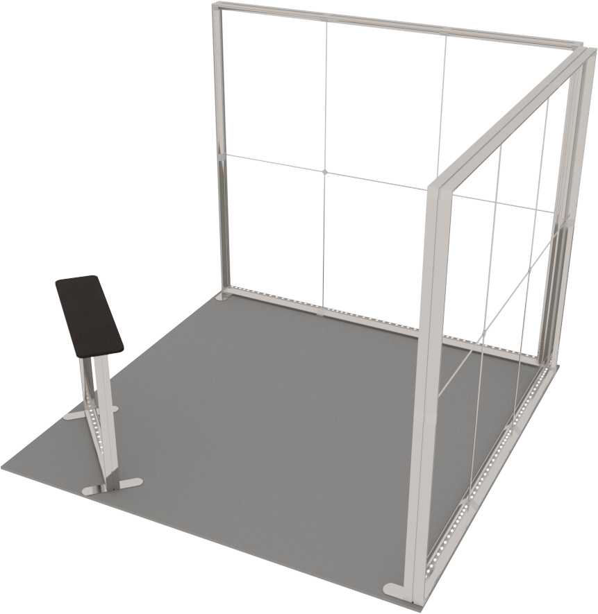 Photon™ kiállítóstand 9 m² (3x3) sarok