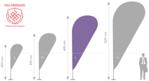 Stormiq zászlórúd "L" - 450 cm