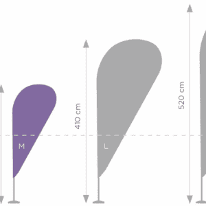 Stormiq zászlórúd "M" - 340 cm