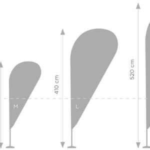 Stormiq zászlórúd "S" - 290 cm