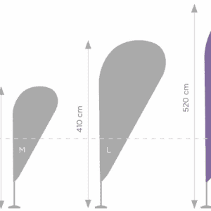Stormiq zászlórúd "XL" - 560 cm