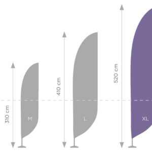 Windara zászlórúd "XL" - 550 cm
