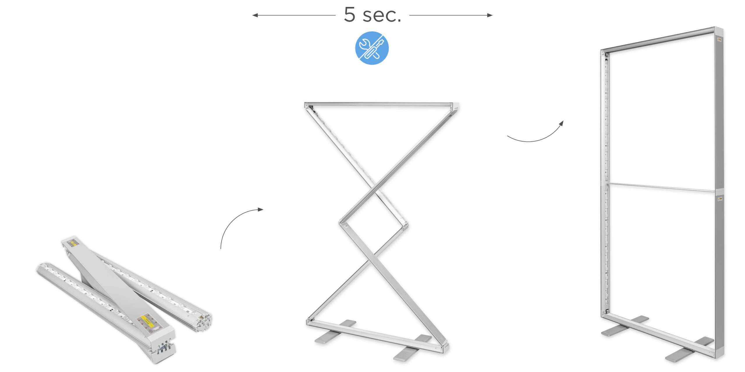LED Beamex FLEX 100x200 – részletek