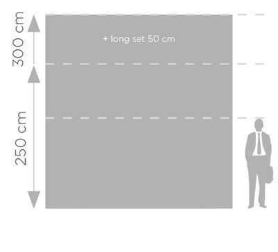 Magasság növelő szett Photon 200x250 és 300x250 cm-hez – részletek