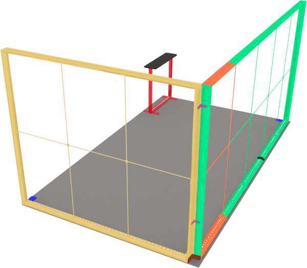 Photon kiállítóstand 15 m² (5x3) sarok – részletek