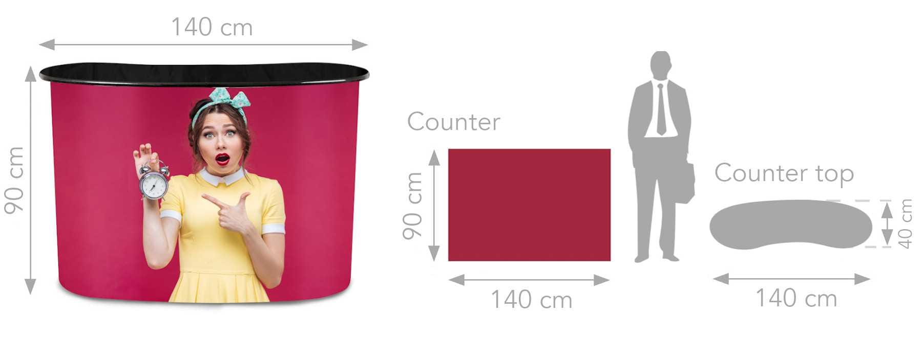 Pop Up pult 2x2 – részletek