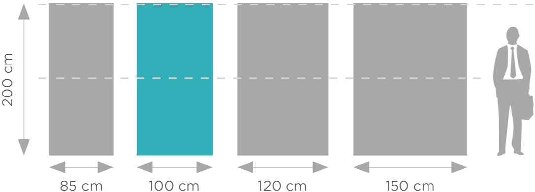 Roll-up Starter Plus 100x200 – részletek