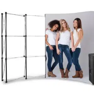 Pop Up ívelt 3x4 gurulós táskában