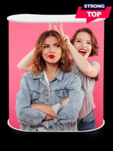 Promo 2 pult - erős, fehér tetővel